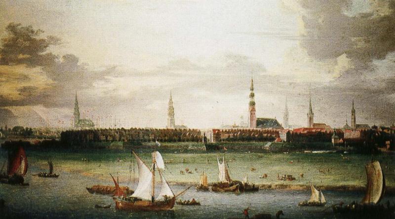 wolfgang amadeus mozart Anonymous painting Hamburg, one of the most important Hanseatic port France oil painting art